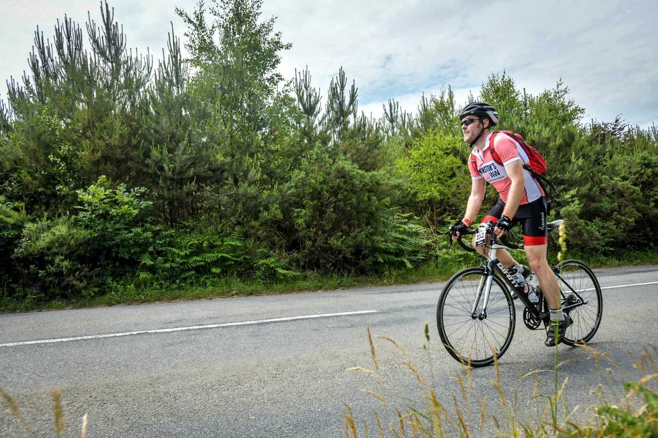 Russ Brookes cycling