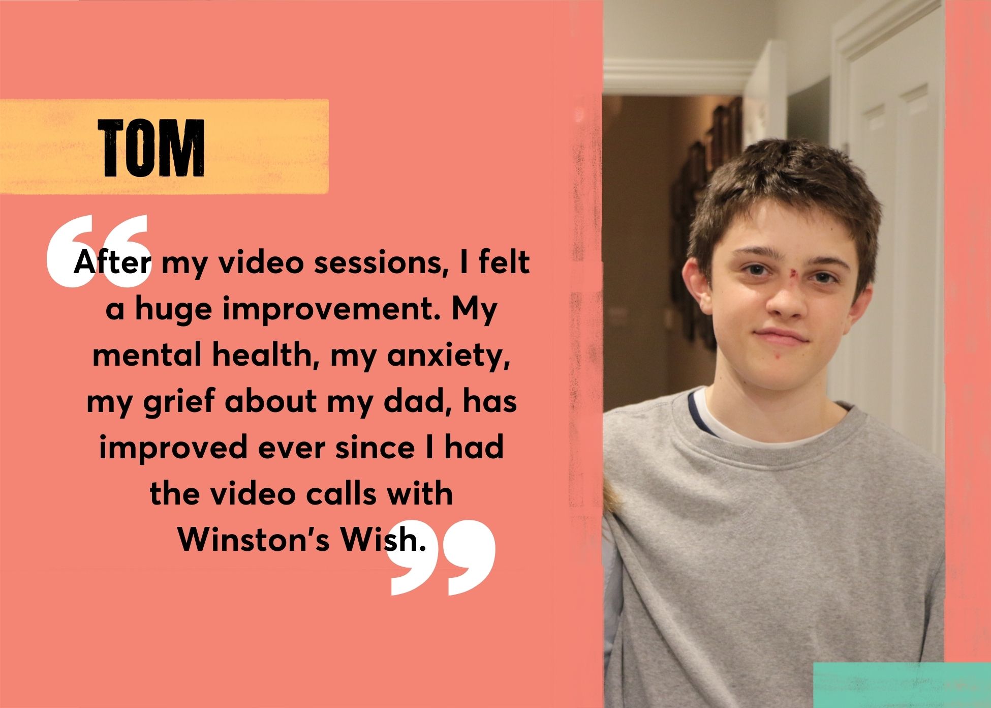 BBC Lifeline Appeal for Winston's Wish - Tom's quote