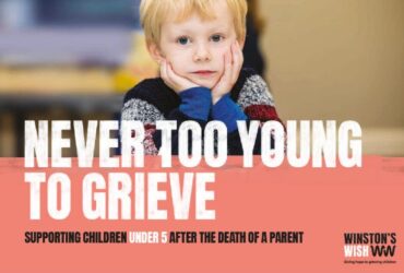 Never too young to grieve book cover